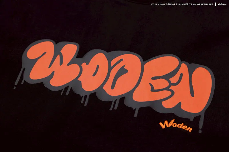 WODEN 2026 Spring & Summer 025 Train Graffiti Tee