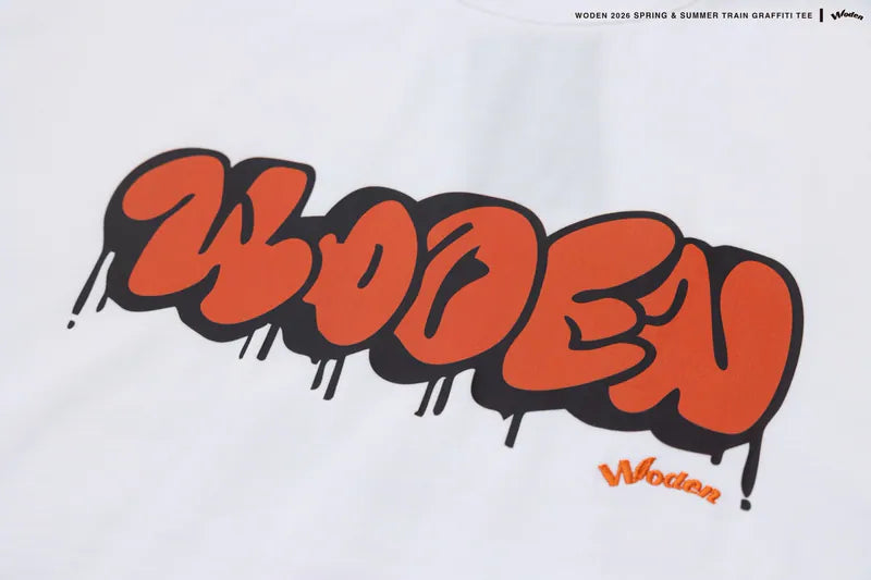 WODEN 2026 Spring & Summer 025 Train Graffiti Tee