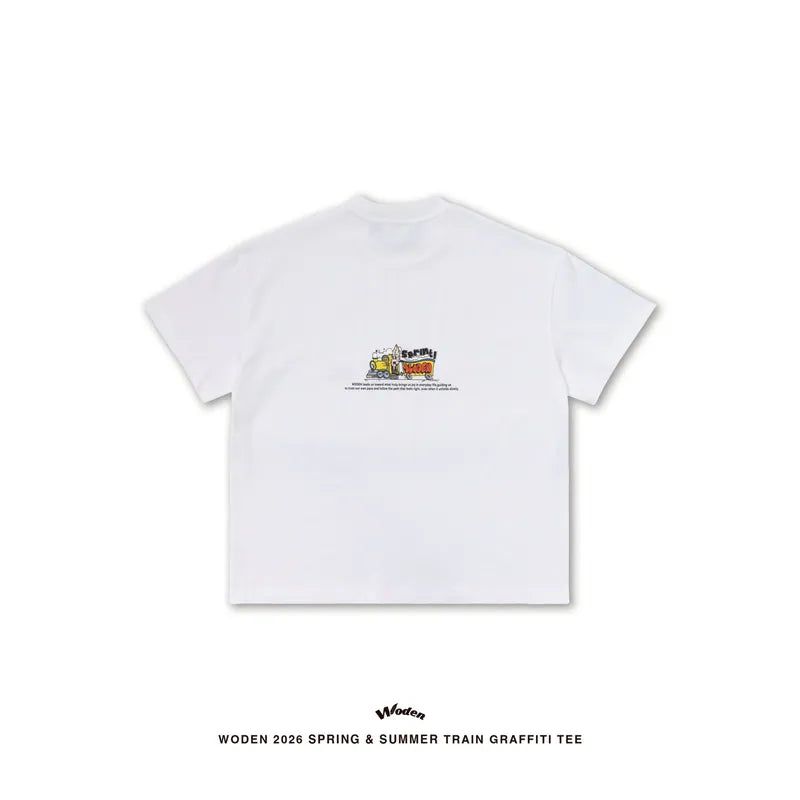 WODEN 2026 Spring & Summer 025 Train Graffiti Tee