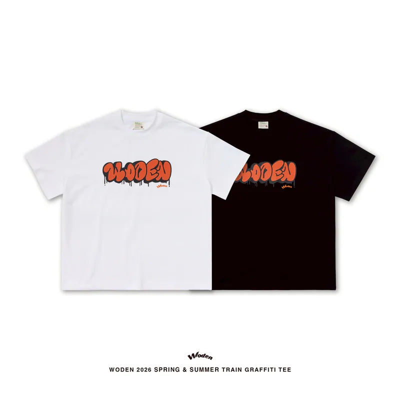 WODEN 2026 Spring & Summer 025 Train Graffiti Tee