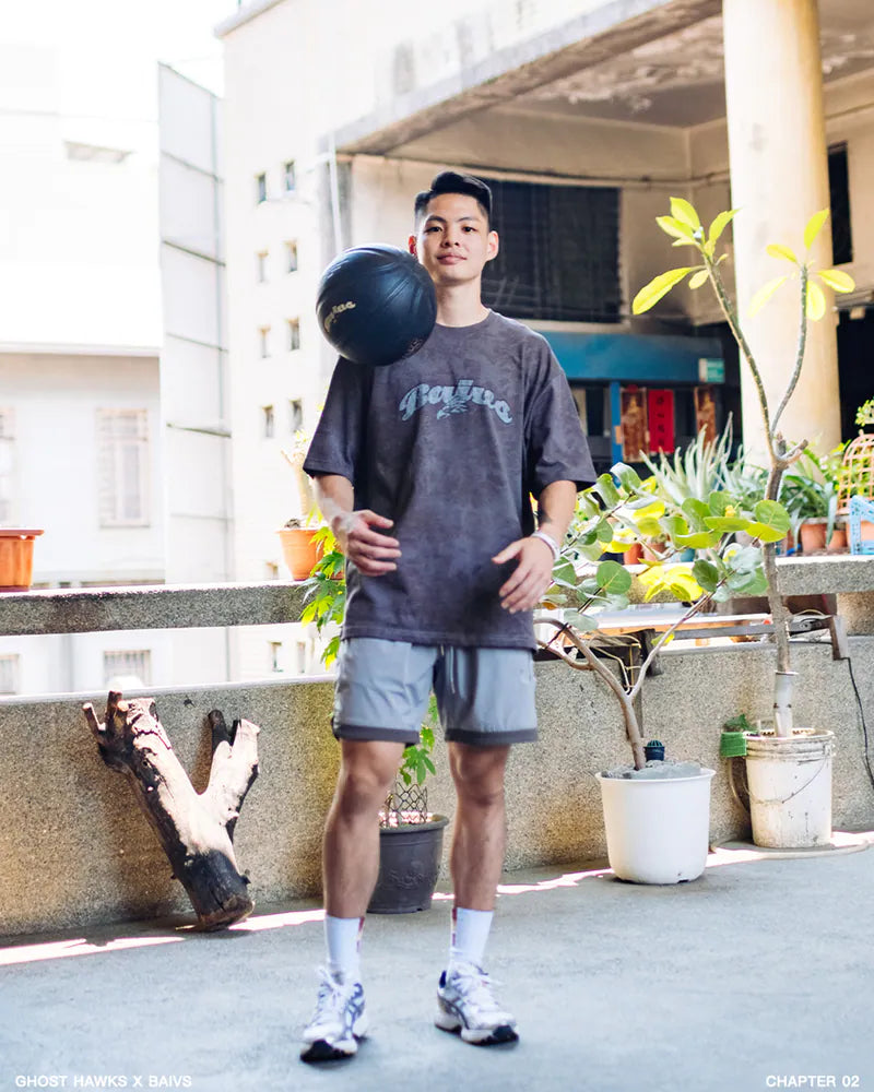 BAIVS x GhostHawks 聯名水洗短TEE