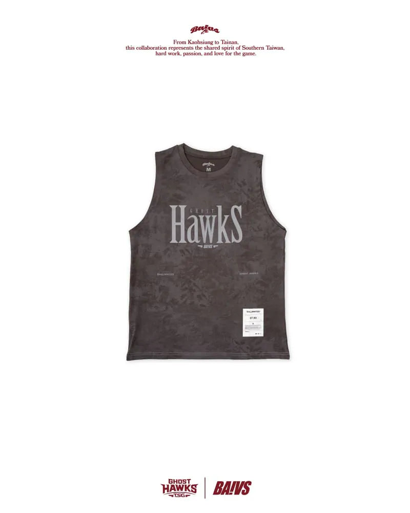 BAIVS x GhostHawks 聯名水洗寬肩背心