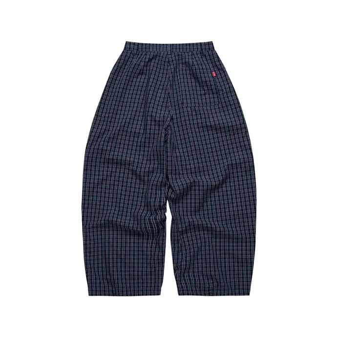 PUSH PUSH GINGHAM WIDE PANTS