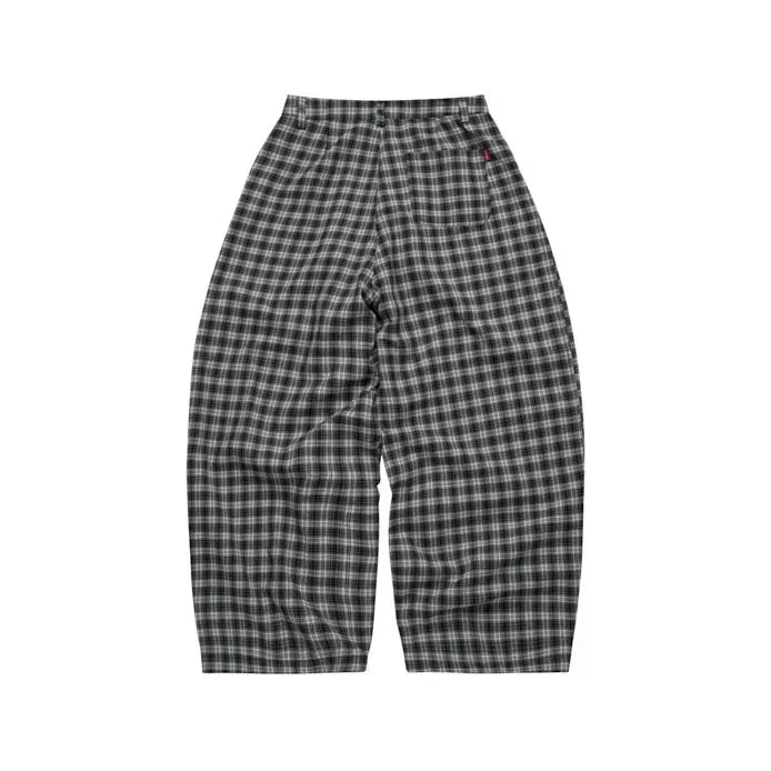 PUSH PUSH GINGHAM WIDE PANTS