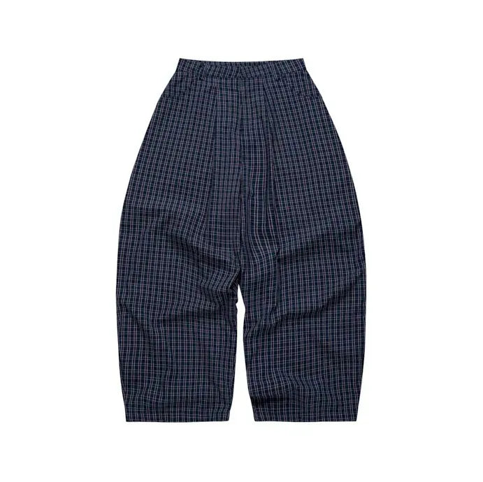 PUSH PUSH GINGHAM WIDE PANTS