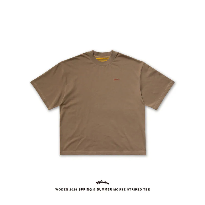 WODEN 2026 Spring & Summer 032 Mouse Striped Tee