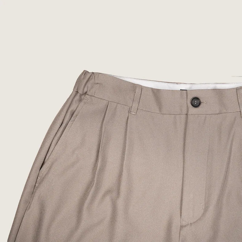 P.B.P - SEERSUCKER SHORTS - SAND