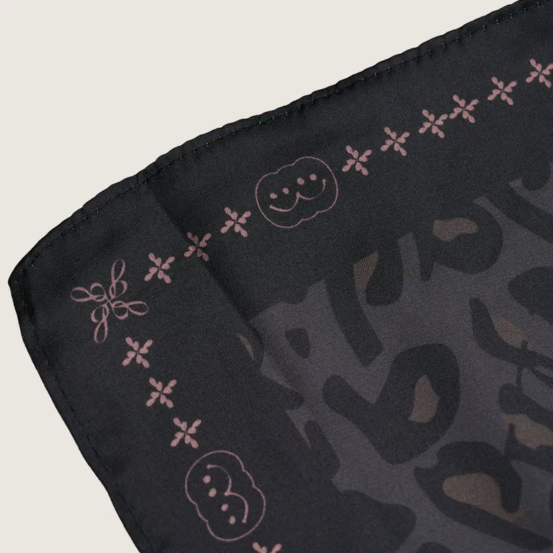 P.B.P - LEOPARD BANDANA - GRAY