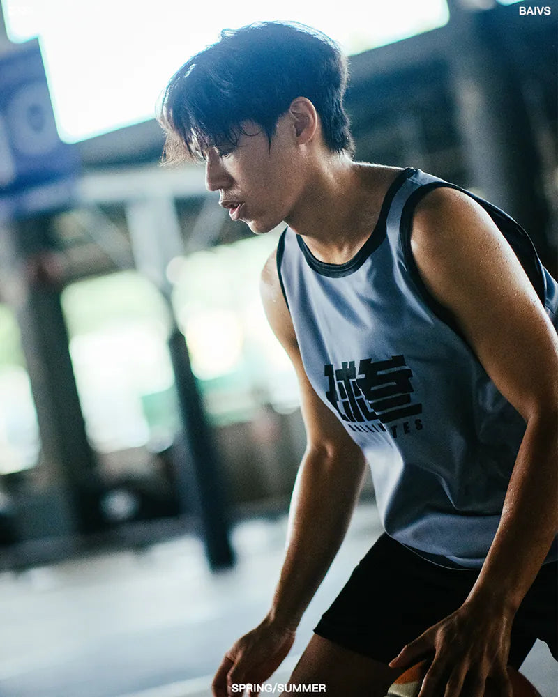 BAIVS Hybrid Reversible JERSEY - 黑/淺灰
