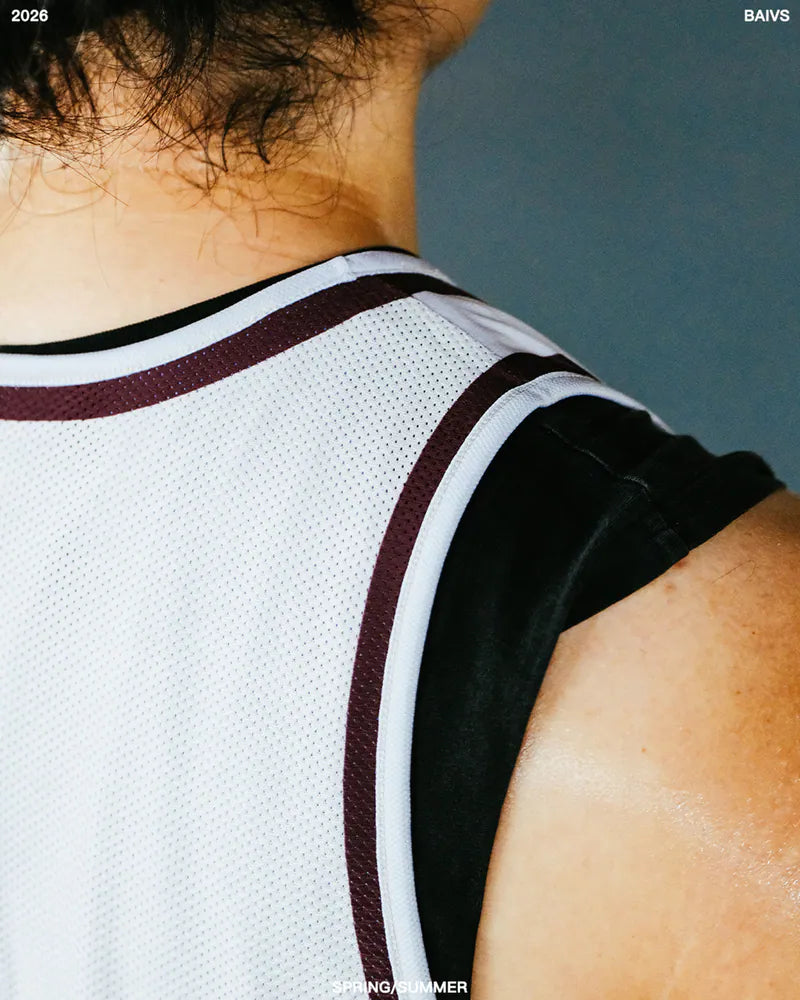 BAIVS Hybrid Reversible JERSEY - 酒紅/奶油白