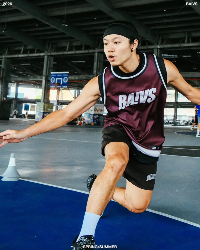 BAIVS Hybrid Reversible JERSEY - 酒紅/奶油白