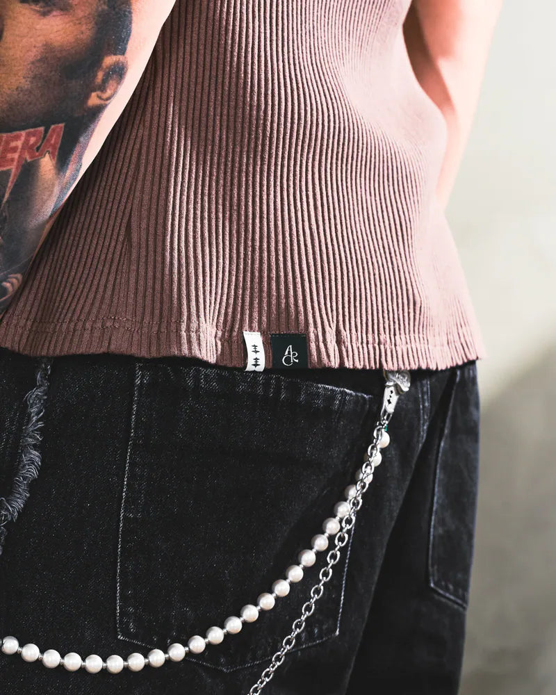 ARC TANK TOP - BROWN