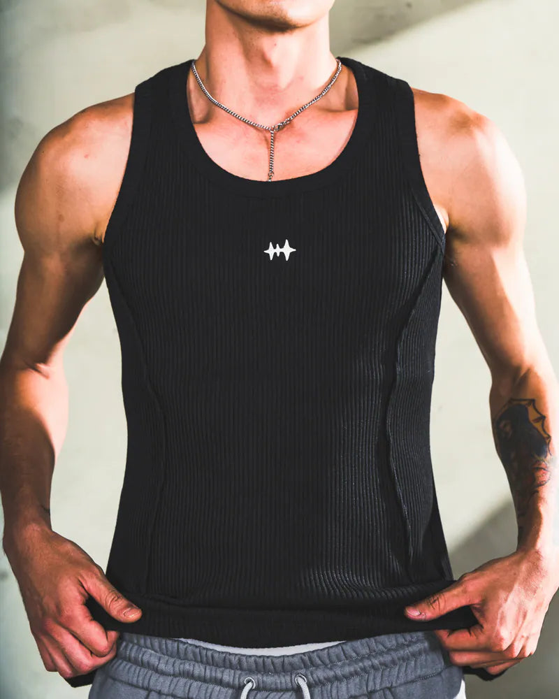 ARC TANK TOP - BLACK