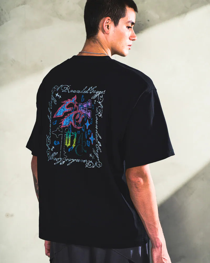 ARC BURNT STELLAR ARC TEE - BLACK