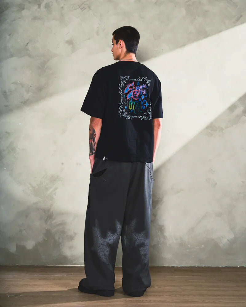 ARC BURNT STELLAR ARC TEE - BLACK
