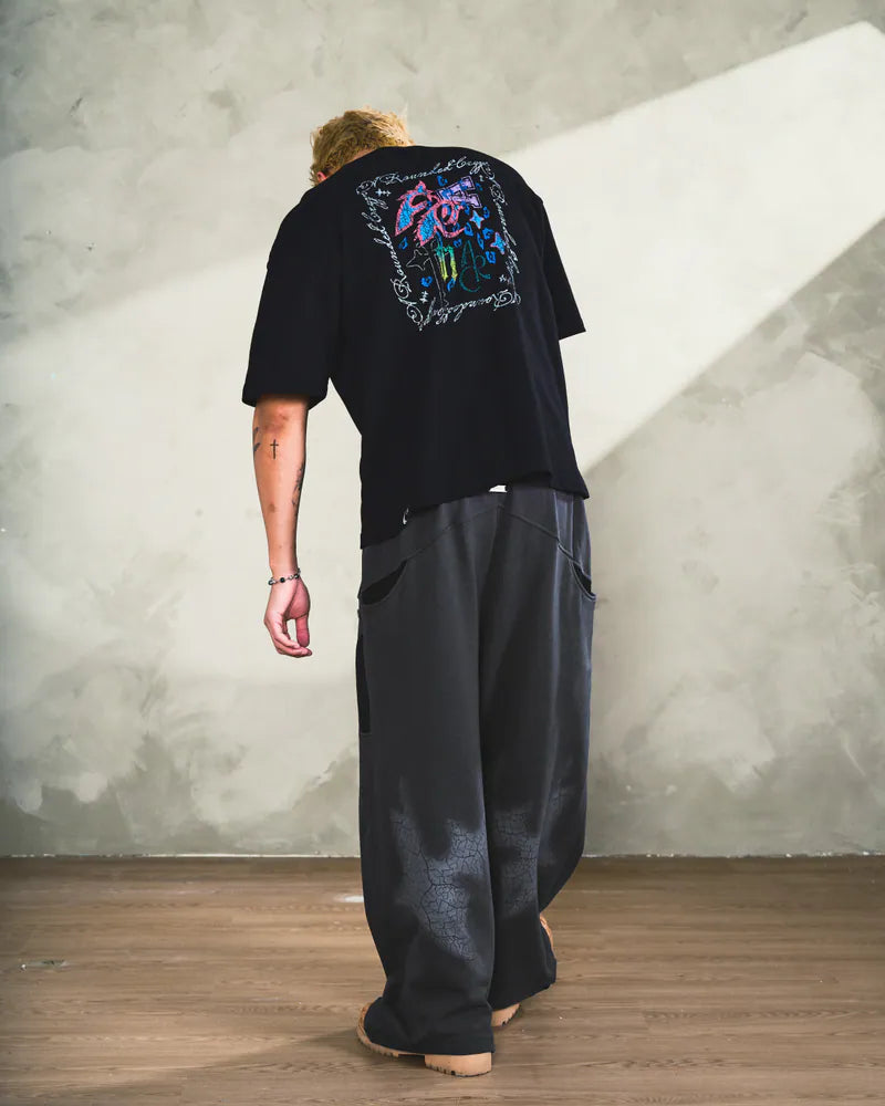 ARC BURNT STELLAR ARC TEE - BLACK