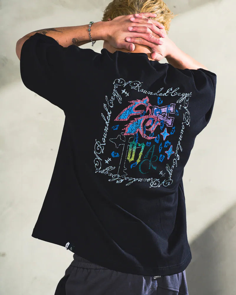 ARC BURNT STELLAR ARC TEE - BLACK