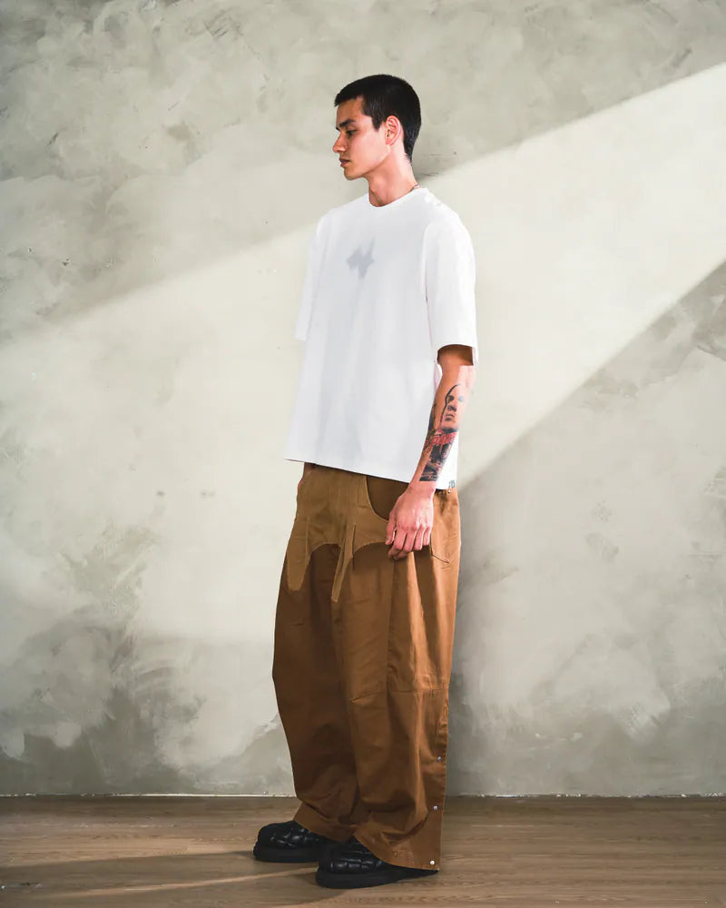 ARC BURNT STELLAR ARC TEE - WHITE
