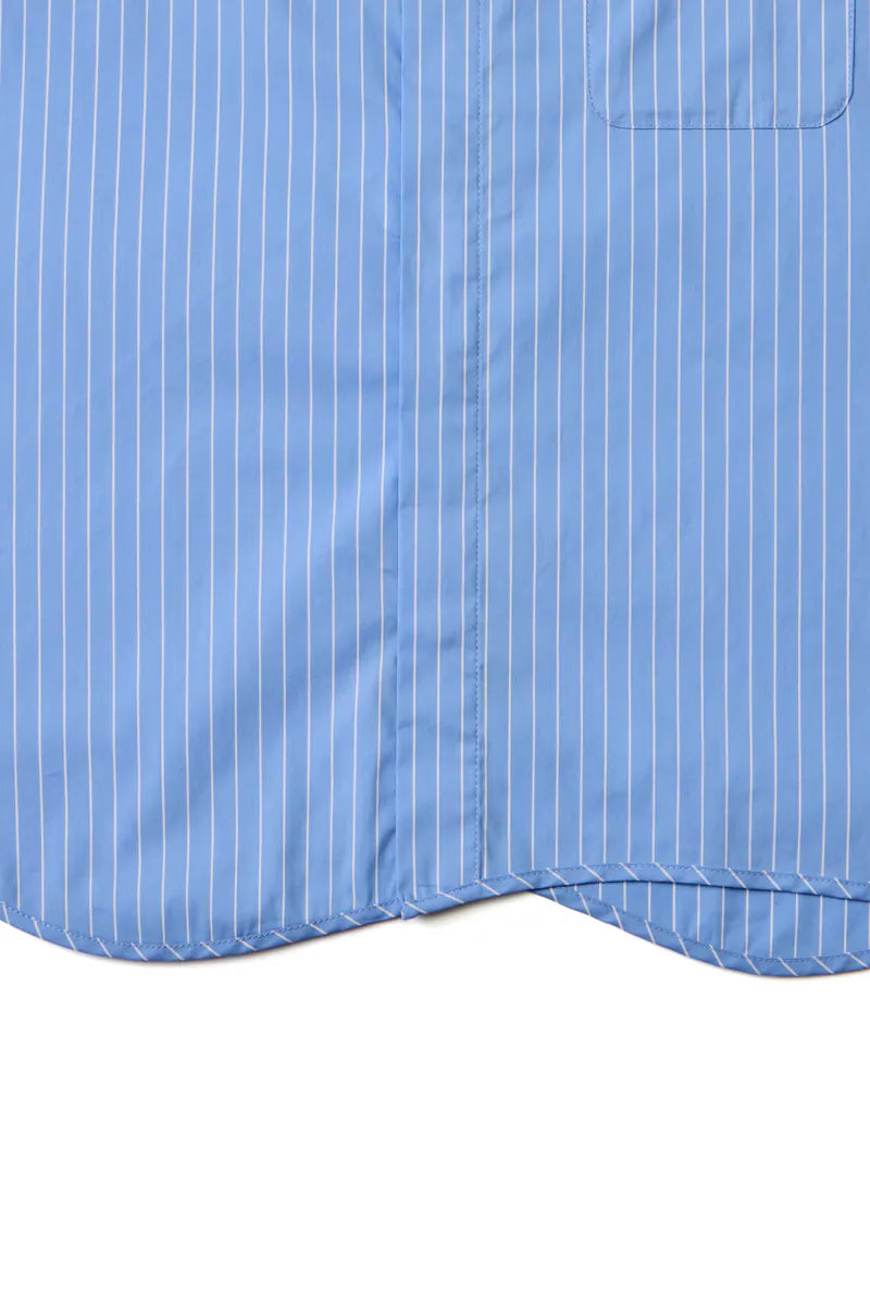 ARC STRIPED CURSIVE SHIRT - BLUE