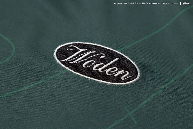 WODEN 2026 Spring & Summer 037 Contour Lines Polo Tee