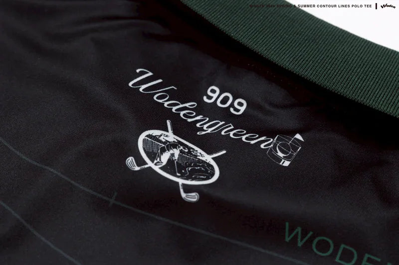 WODEN 2026 Spring & Summer 037 Contour Lines Polo Tee
