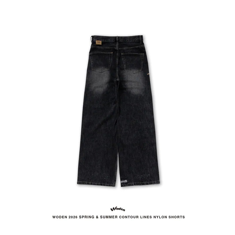 WODEN 2026 Spring & Summer 039 Wash Straight-leg Jeans
