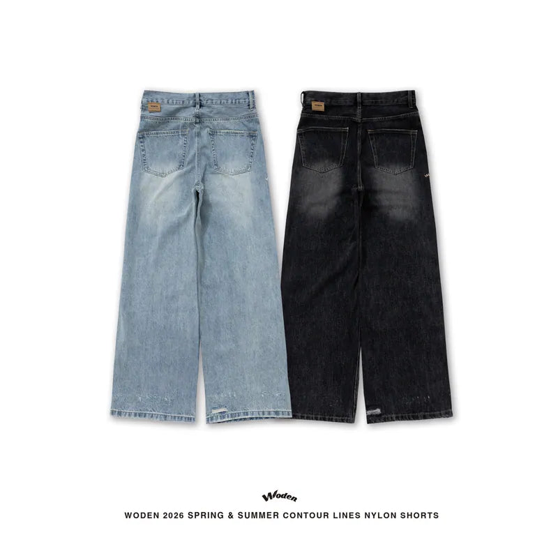 WODEN 2026 Spring & Summer 039 Wash Straight-leg Jeans