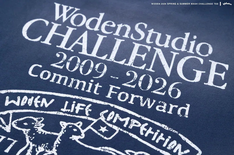 WODEN 2026 Spring & Summer 040 Wash Challenge Tee