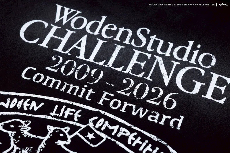 WODEN 2026 Spring & Summer 040 Wash Challenge Tee