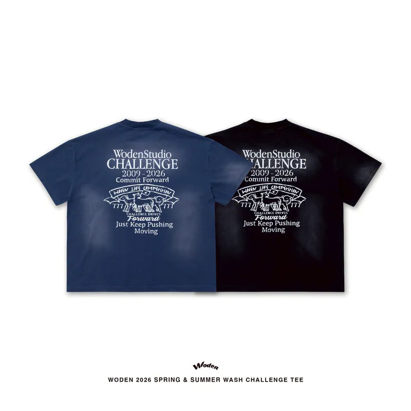 WODEN 2026 Spring & Summer 040 Wash Challenge Tee