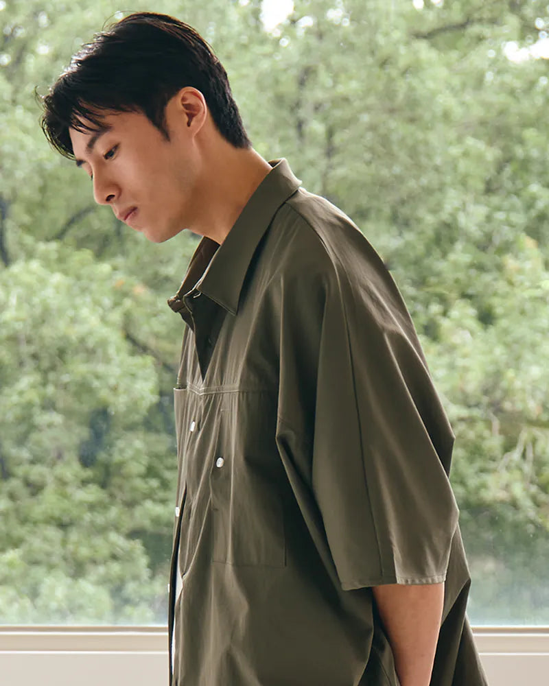 P.B.P - LOOSE POCKET SHIRT - OLIVE