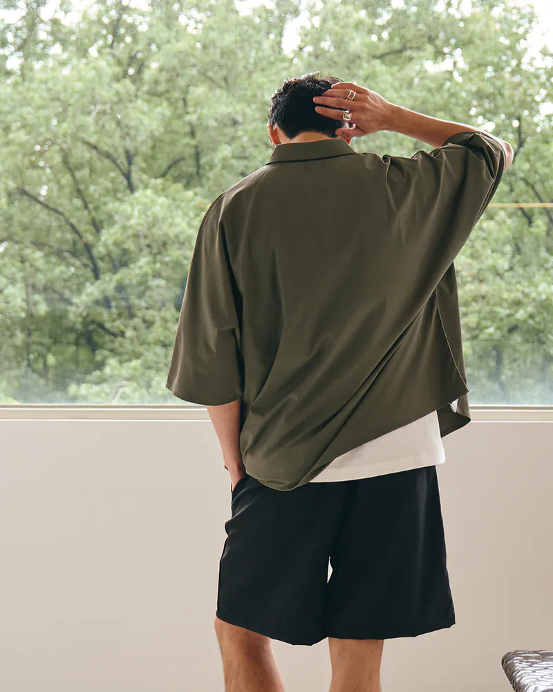 P.B.P - LOOSE POCKET SHIRT - OLIVE