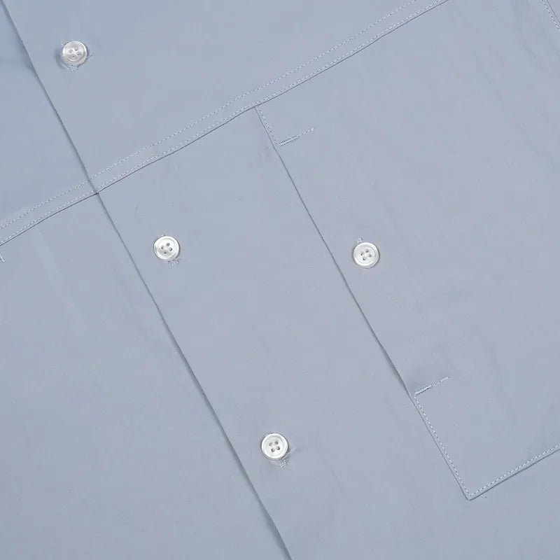 P.B.P - LOOSE POCKET SHIRT - BLUE