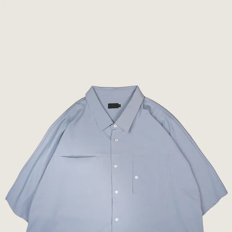 P.B.P - LOOSE POCKET SHIRT - BLUE