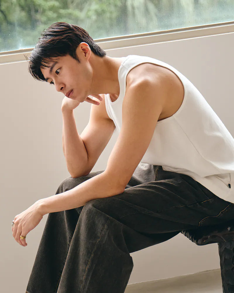 P.B.P - LOOSE-FIT JEANS - BLACK