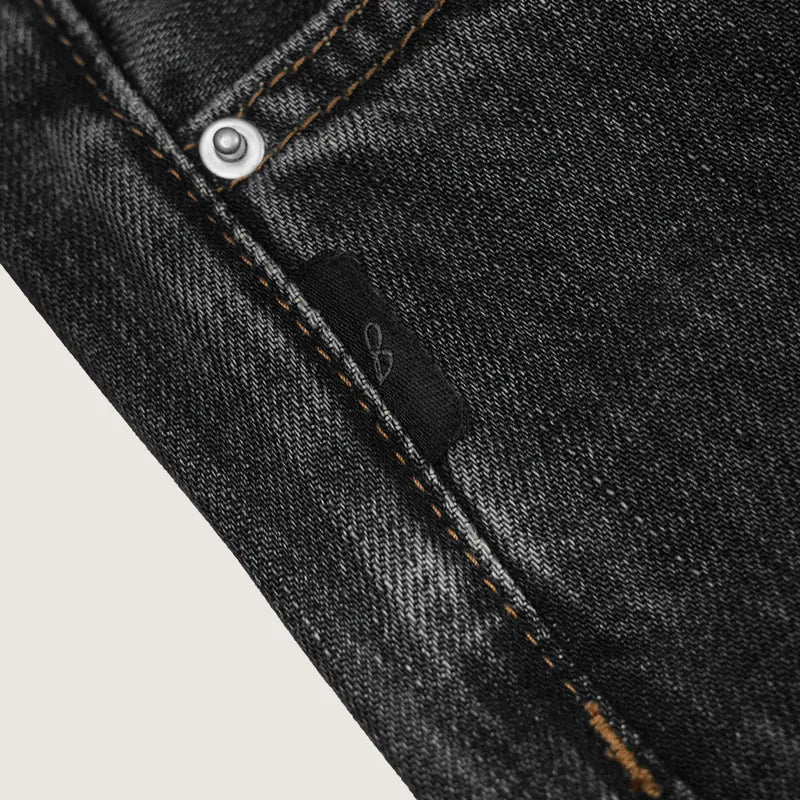 P.B.P - LOOSE-FIT JEANS - BLACK