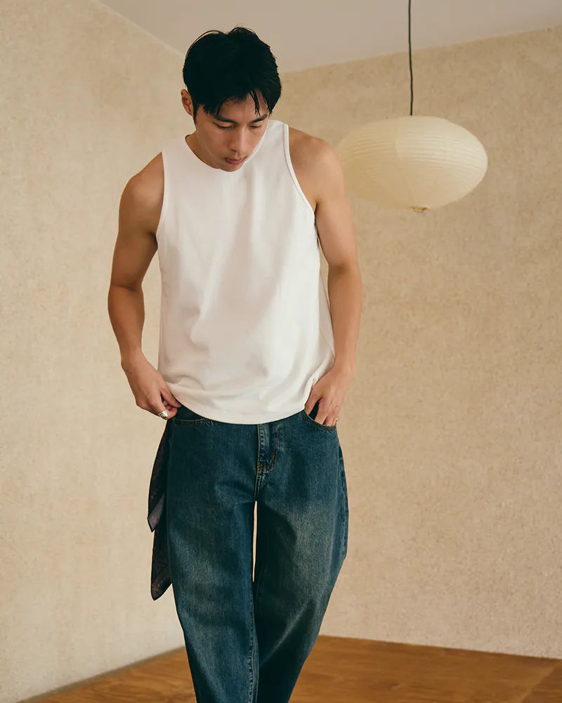 P.B.P - LOOSE-FIT JEANS - BLUE