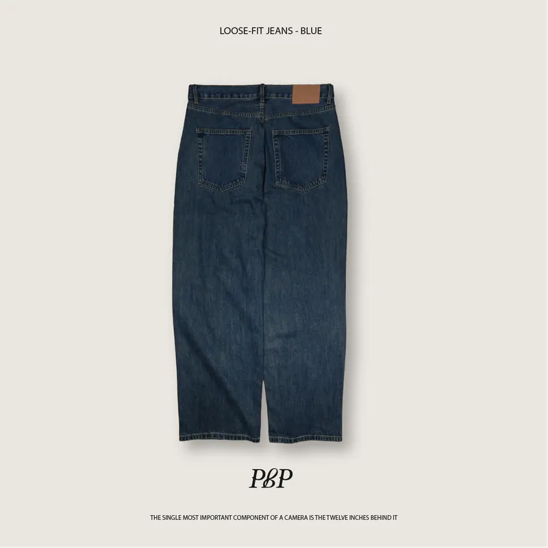 P.B.P - LOOSE-FIT JEANS - BLUE