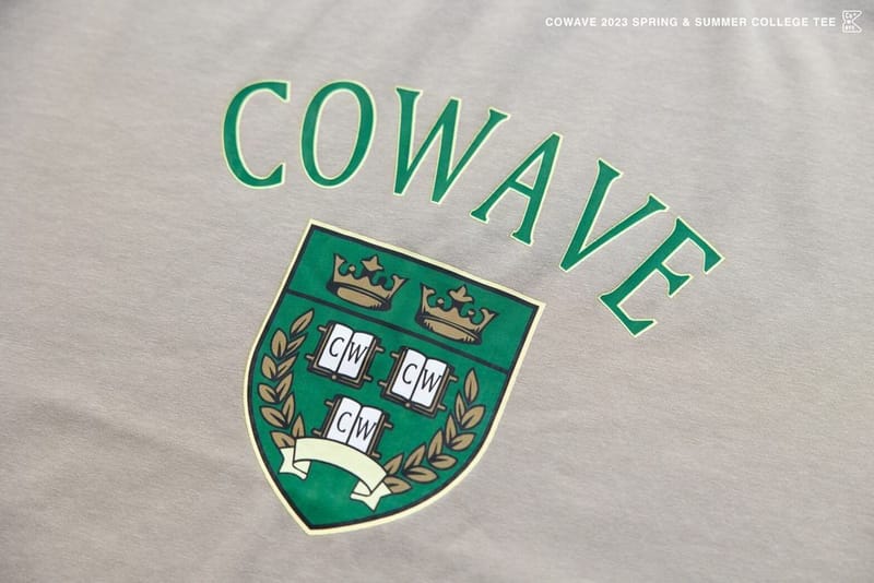 Cowave 2023 Spring & Summer College tee - Khaki