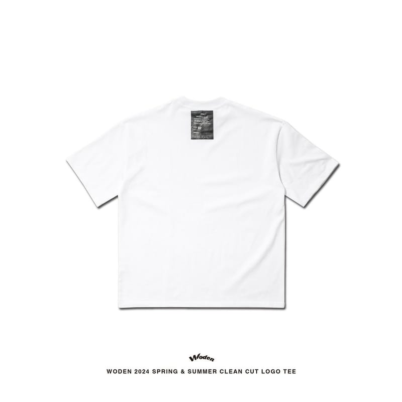 WODEN 2024 Spring & Summer 009 Clean cut LOGO Tee