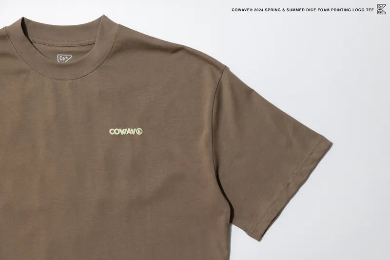 Cowave.tw 24SS DICE Foam Printing Logo Tee