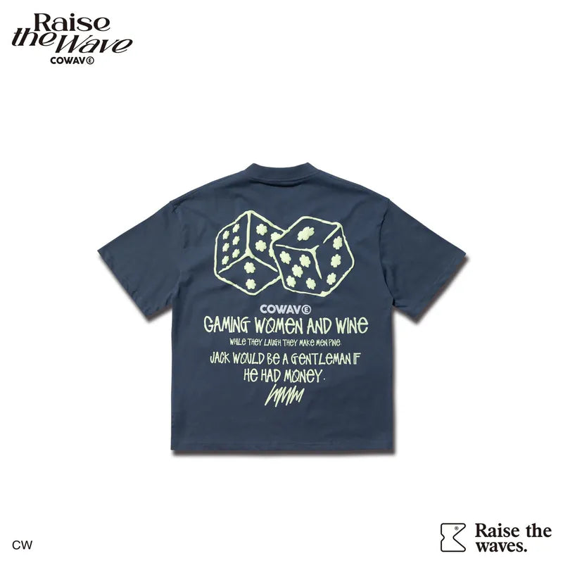 Cowave.tw 24SS DICE Foam Printing Logo Tee