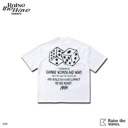 Cowave.tw 24SS DICE Foam Printing Logo Tee