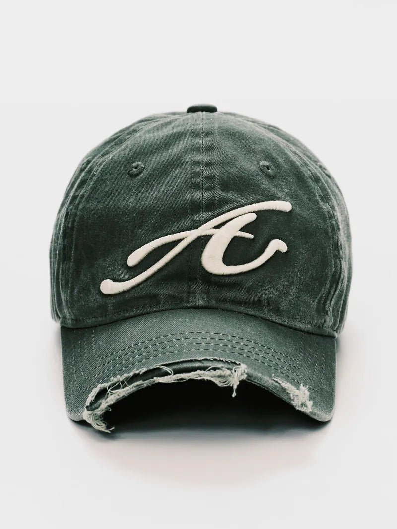 ANOWHEREMAN Raw Edge Baseball Cap