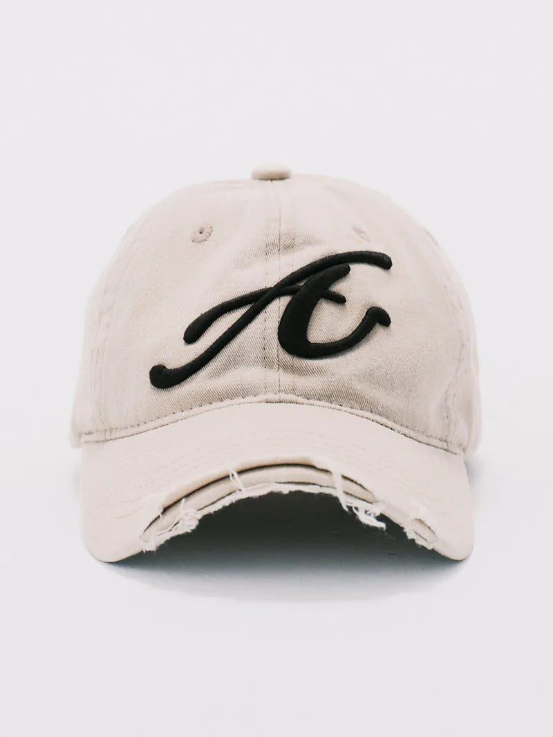 ANOWHEREMAN Raw Edge Baseball Cap