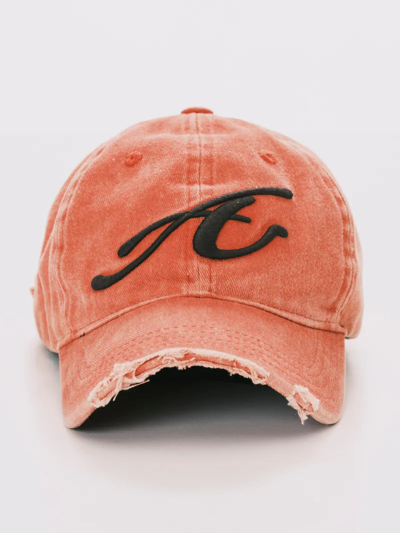 ANOWHEREMAN Raw Edge Baseball Cap