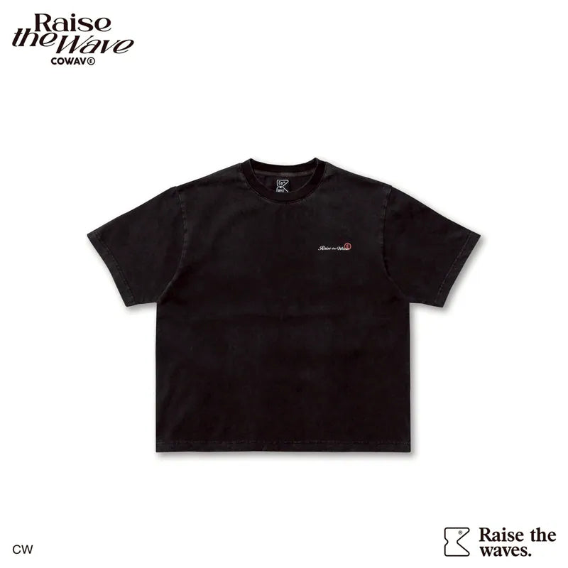 COWAVE® 2025 Fall & Winter Wash Slogan Font Tee