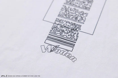 WODEN 2024 Spring & Summer 006 QR-code LOGO Tee