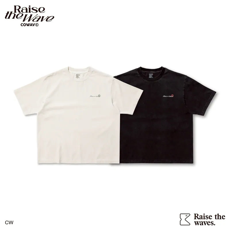 COWAVE® 2025 Fall & Winter Wash Slogan Font Tee