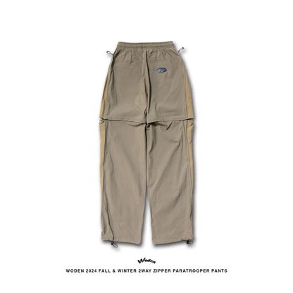 WODEN 2024 Fall & Winter 018 2Way Zipper Paratrooper Pants